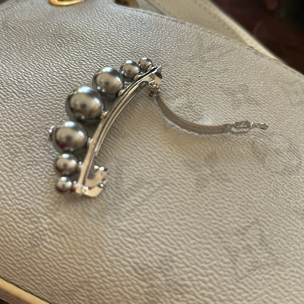 Tory Burch silver ball hairpin